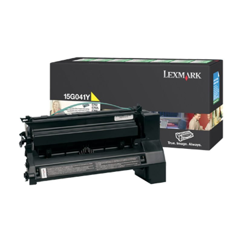 Lexmark 15G041Y Sarı Toner