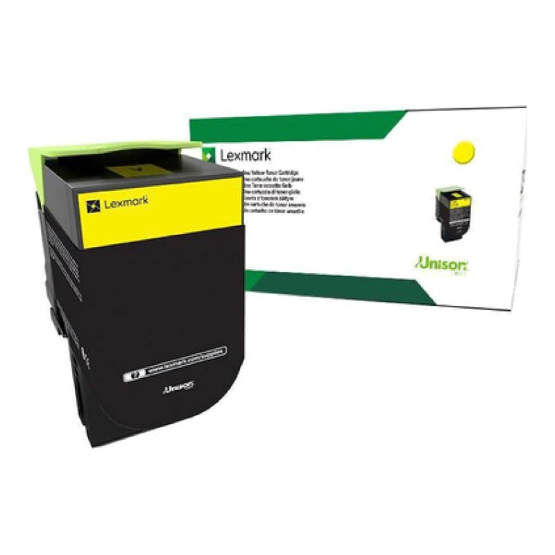 Lexmark 70C8HY0 Sarı Toner