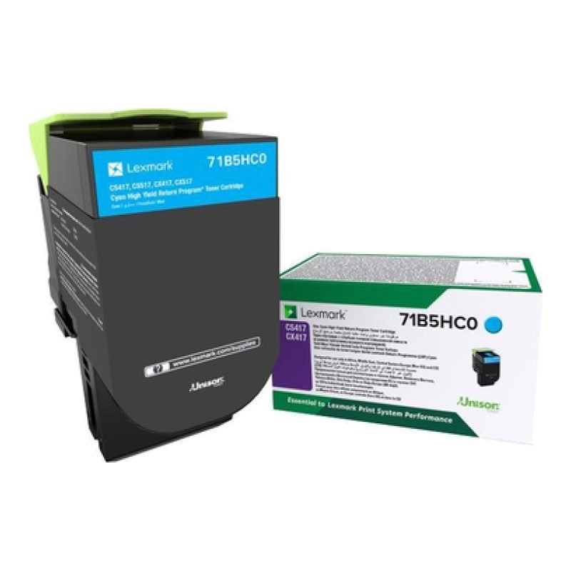 Lexmark 71B5HC0 Mavi Toner