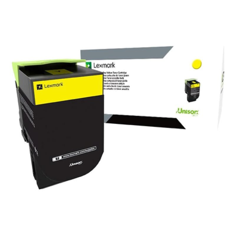 Lexmark 80C0S40 Sarı Toner