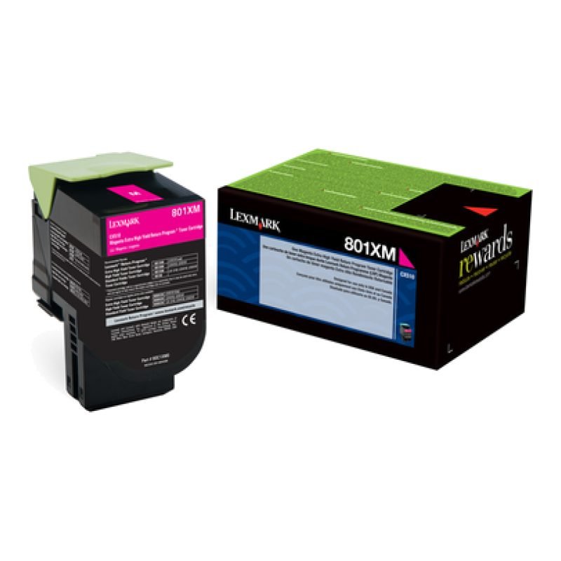 Lexmark 80C1XM0 Kırmızı Toner
