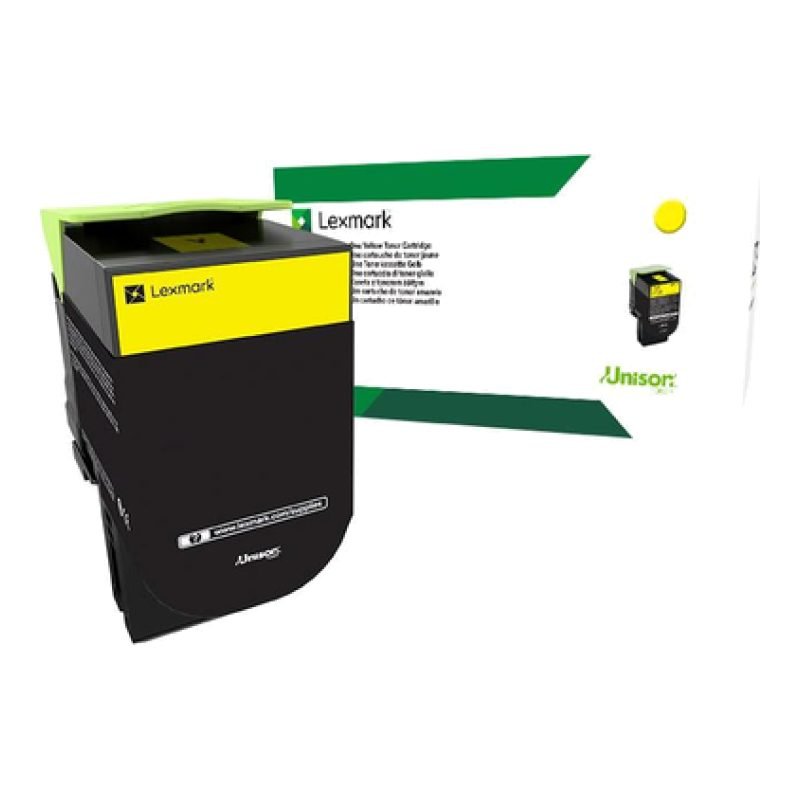 Lexmark 80C1XY0 Sarı Toner
