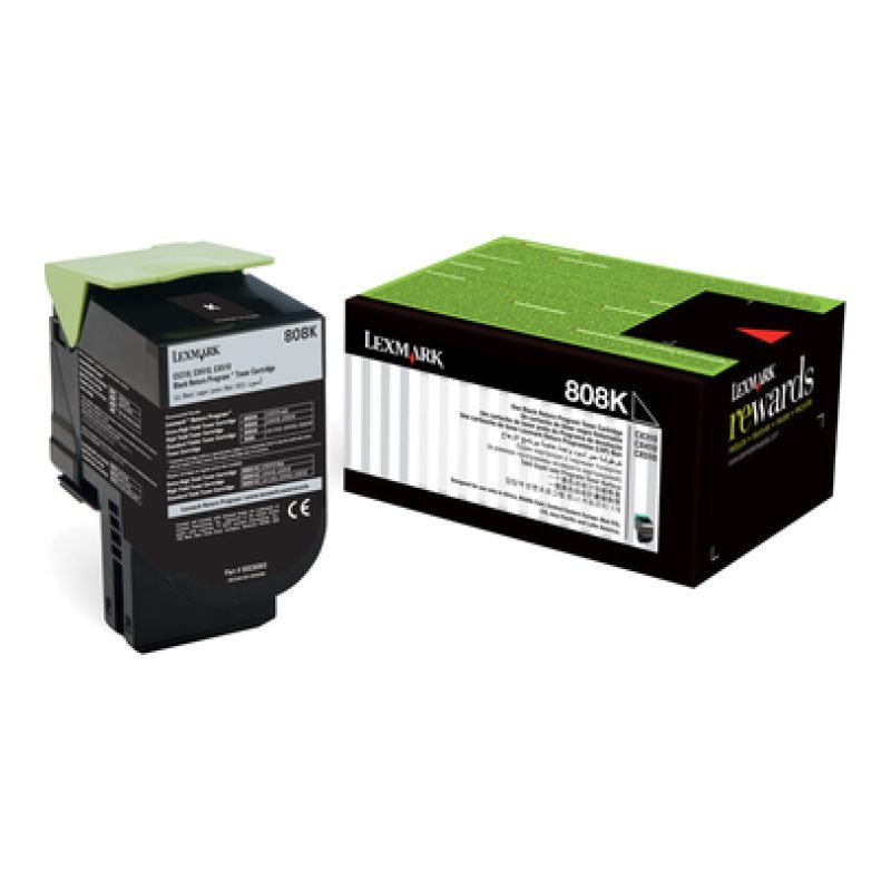 Lexmark 80C80K0 Siyah Toner