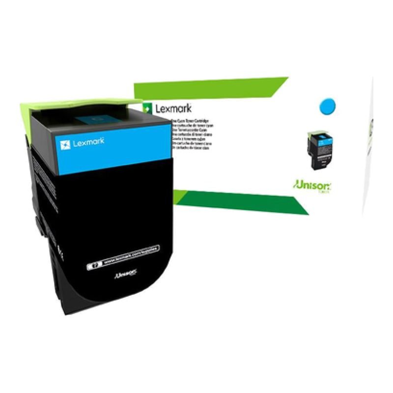 Lexmark 80C8HCE Mavi Toner