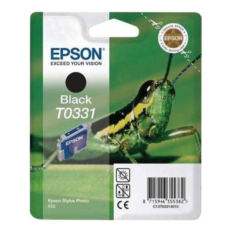 Epson T0331 C13T03314020 Siyah Mürekkep Kartuşu