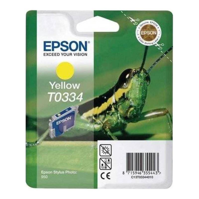 Epson T0334 C13T03344020 Sarı Mürekkep Kartuşu