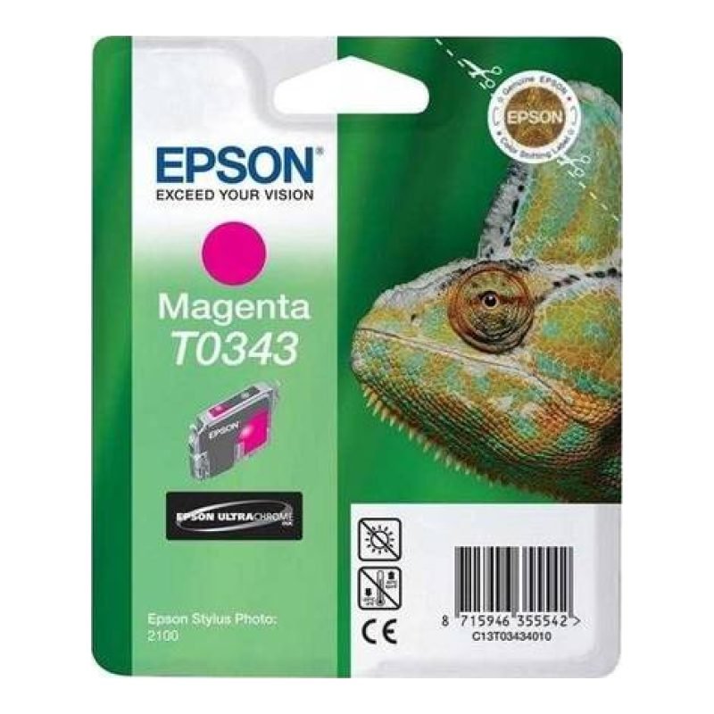 Epson T0343 C13T03434020 Kırmızı Mürekkep Kartuşu