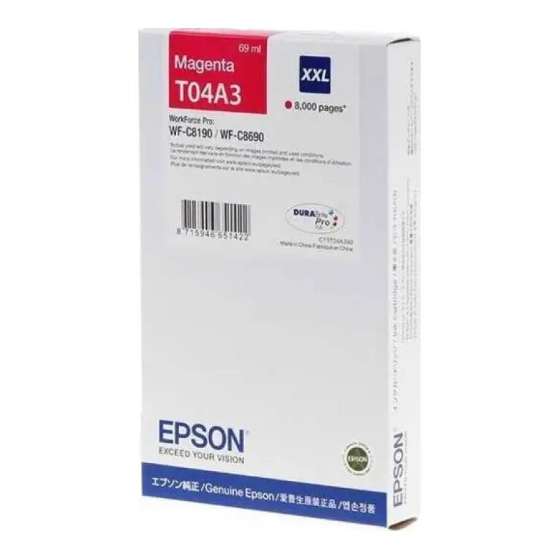 Epson WF-C8190 C13T04A340 Kırmızı Mürekkep Kartuşu