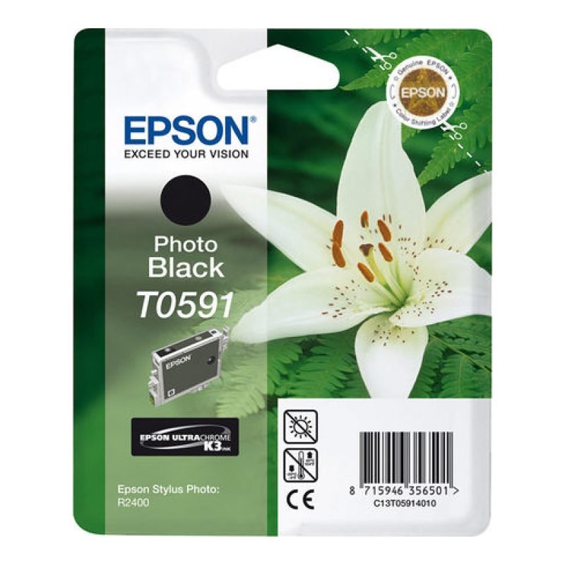 Epson T0591 C13T05914020 Siyah Mürekkep Kartuşu