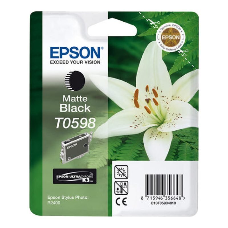 Epson T0598 C13T05984020 Siyah Mürekkep Kartuşu
