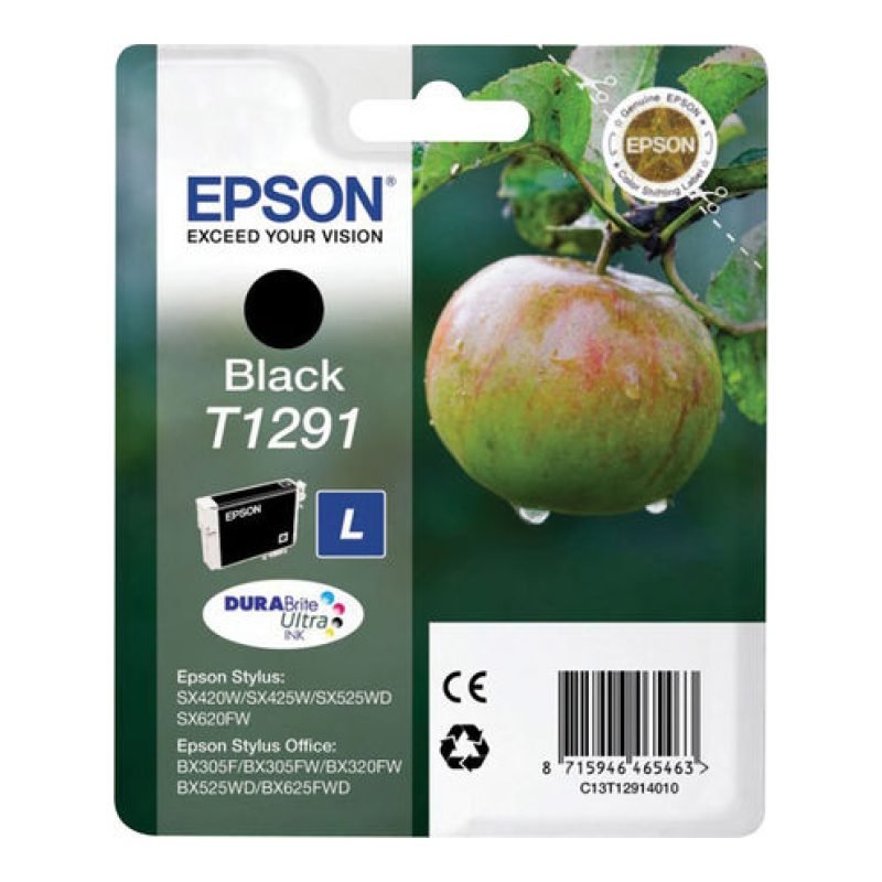 Epson T1291 C13T12914021 Siyah Mürekkep Kartuşu