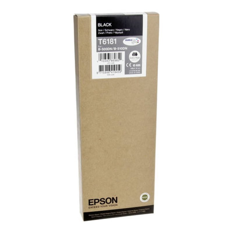 Epson T6181 C13T618100 Siyah Mürekkep Kartuşu