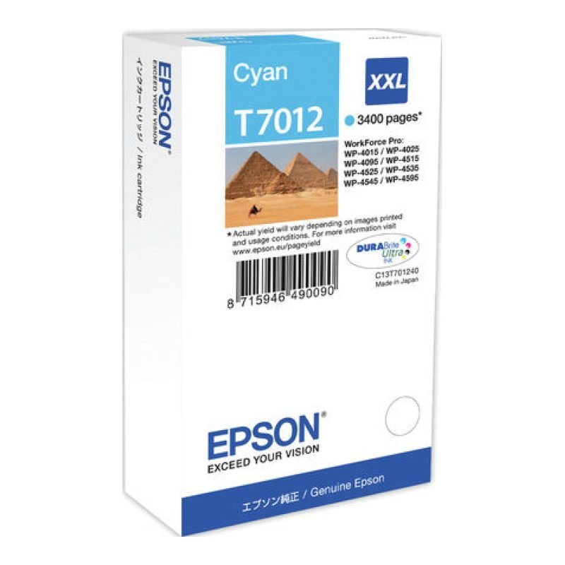 Epson C13T70124010 Mavi Mürekkep Kartuşu