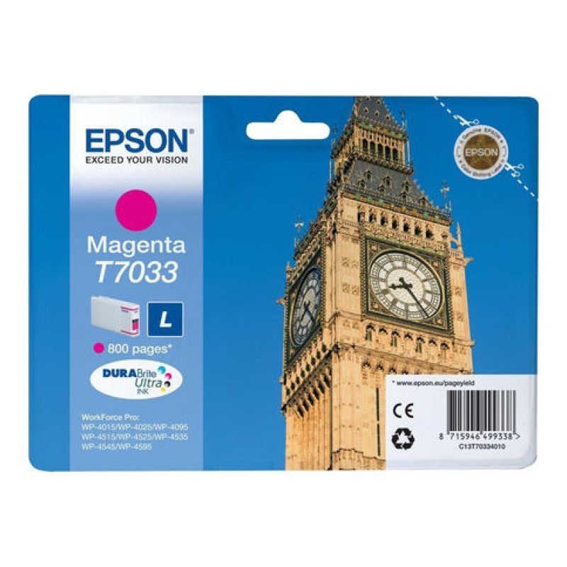 Epson C13T70334010 Kırmızı Mürekkep Kartuşu