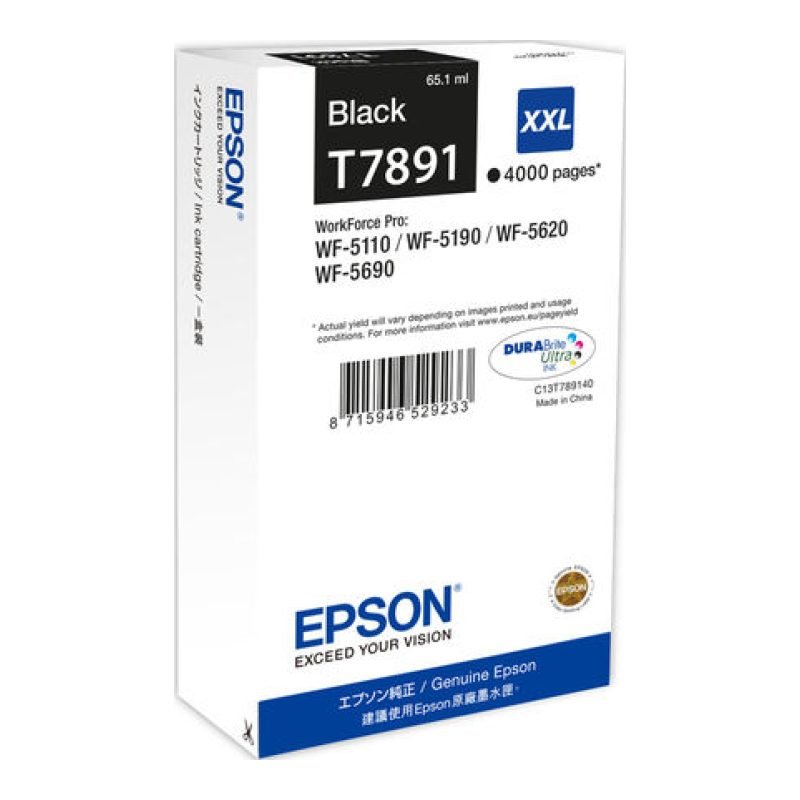 Epson C13T789140 Siyah Mürekkep Kartuşu