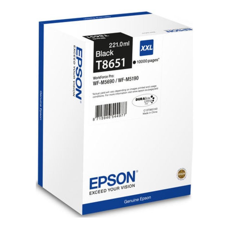 Epson C13T865140 Siyah Mürekkep Kartuşu