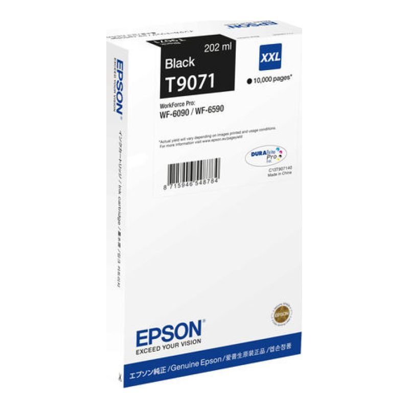 Epson C13T907140 Siyah Mürekkep Kartuşu