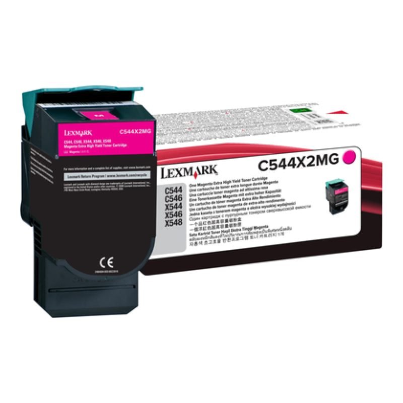 Lexmark C544X2MG Kırmızı Toner