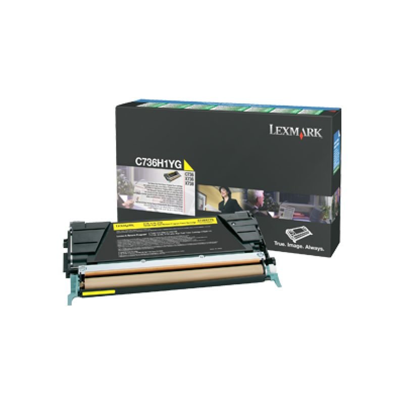 Lexmark C736H1YG Sarı Toner