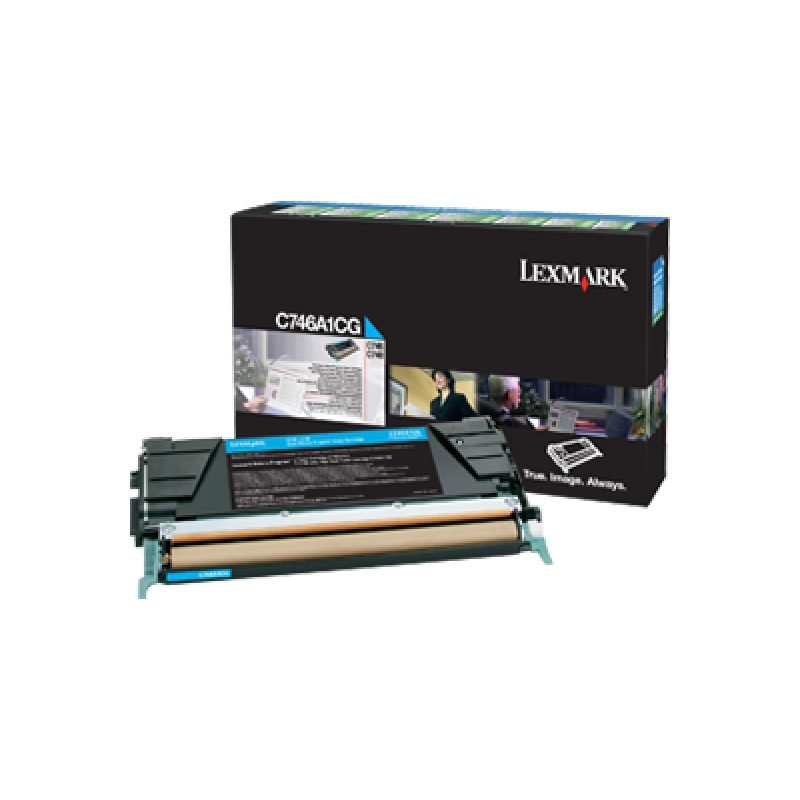 Lexmark C746A1CG Mavi Toner