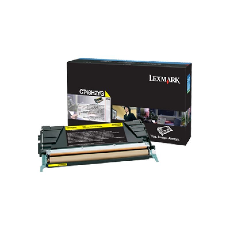 Lexmark C748H2YG Sarı Toner