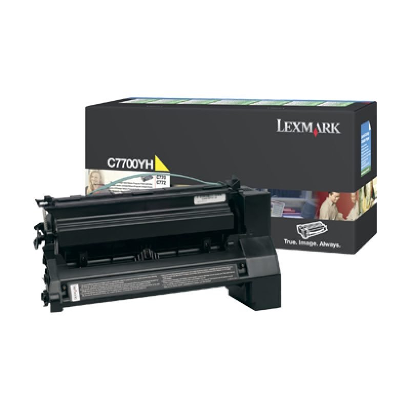 Lexmark C7700YH Sarı Toner