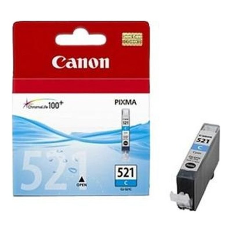 Canon CLI-521C 2934B004 Mavi Mürekkep Kartuşu