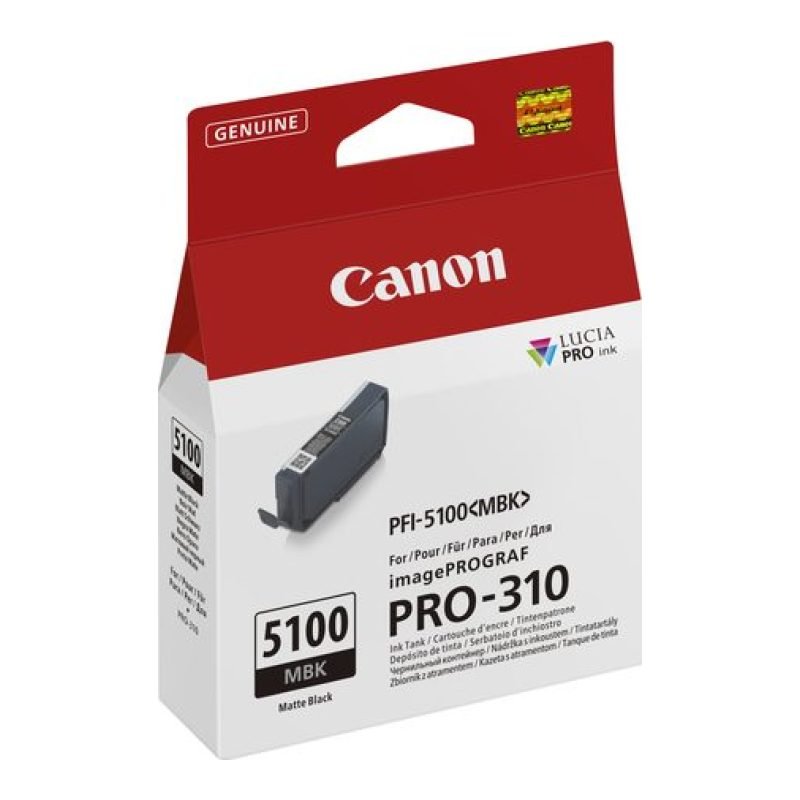 Canon PFI-5100 MBK 6951C001 Mat Siyah Mürekkep Kartuşu — görsel 2