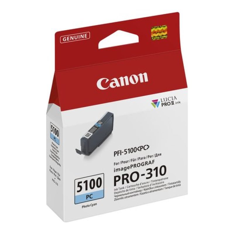 Canon PFI-5100 PC 6956C001 Foto Mavi Mürekkep Kartuşu — görsel 2
