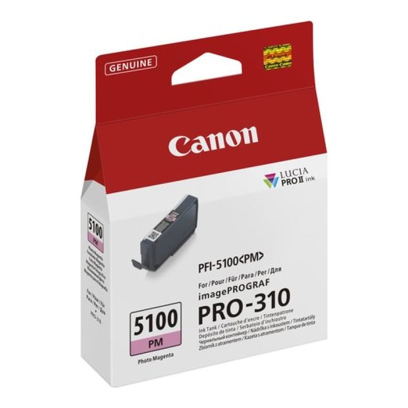 Canon PFI-5100 PM 6957C001 Foto Kırmızı Mürekkep Kartuşu — görsel 2