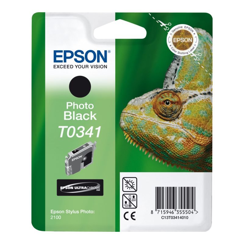 Epson T0341 C13T03414020 Siyah Mürekkep Kartuşu
