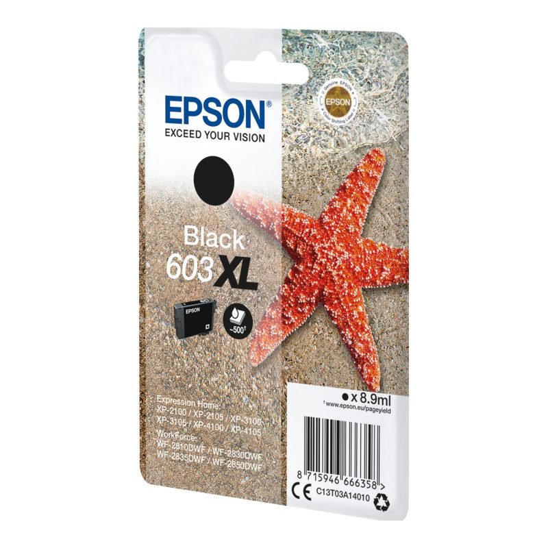 Epson C13T03A14010 Siyah Mürekkep Kartuşu