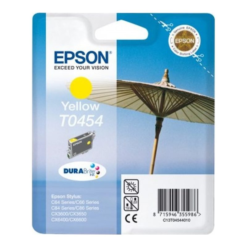Epson T0454 C13T04544020 Sarı Mürekkep Kartuşu — görsel 3