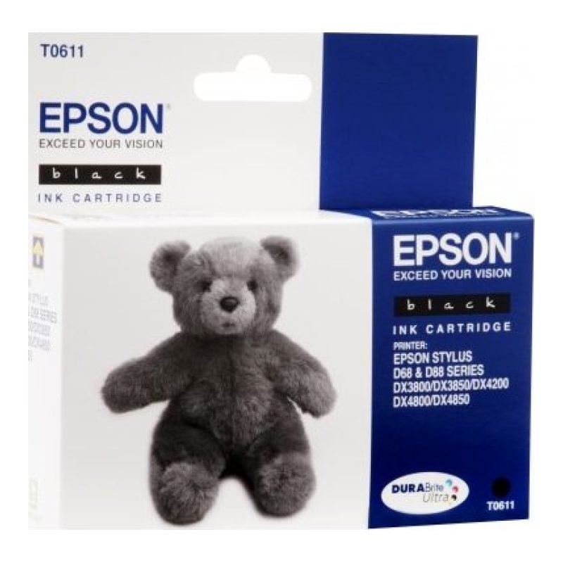 Epson T061 C13T061140 Siyah Mürekkep Kartuşu — görsel 3