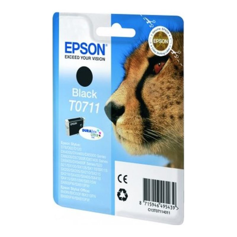 Epson T0711 C13T07114011 Siyah Mürekkep Kartuşu — görsel 2