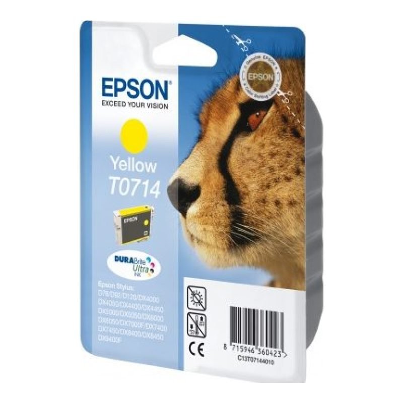 Epson T0714 C13T07144020 Sarı Mürekkep Kartuşu — görsel 4
