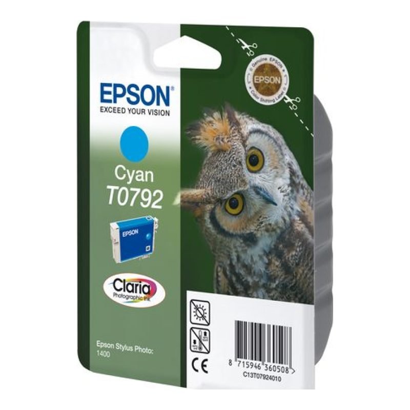 Epson T0792 C13T07924010 Mavi Mürekkep Kartuşu — görsel 2