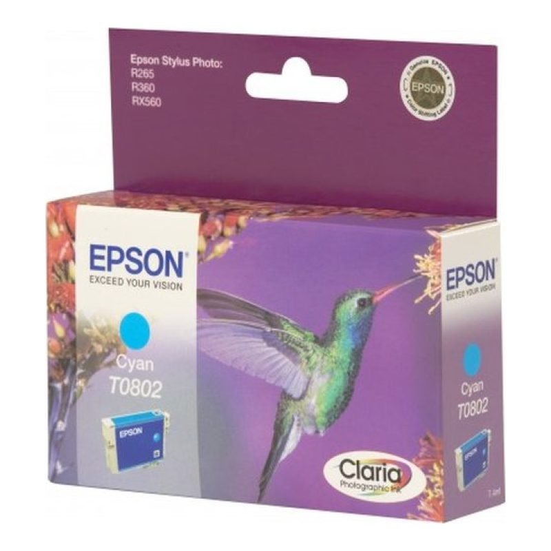 Epson T0802 C13T080240 Mavi Mürekkep Kartuşu — görsel 3