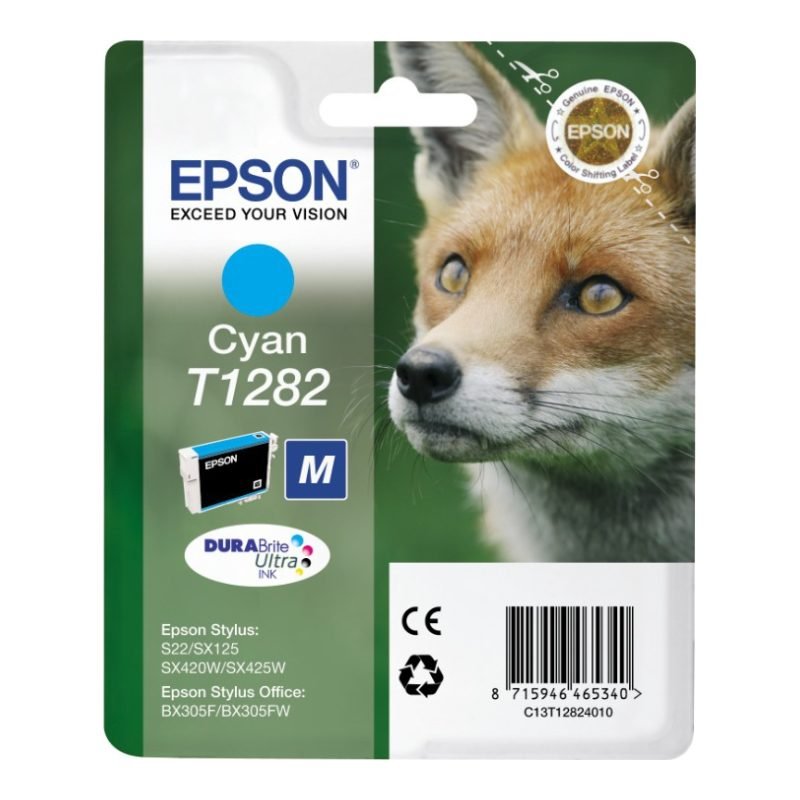 Epson T1282 C13T12824020 Mavi Mürekkep Kartuşu