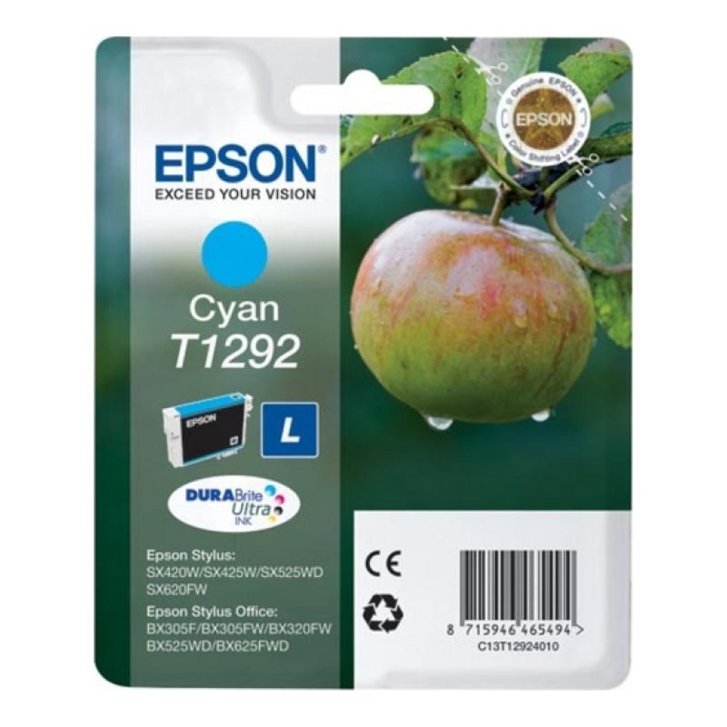 Epson T1292 C13T12924011 Mavi Mürekkep Kartuşu