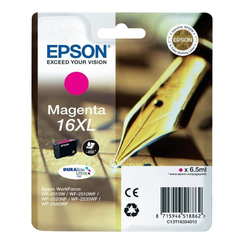 Epson 16XL C13T16334010 Kırmızı Mürekkep Kartuşu