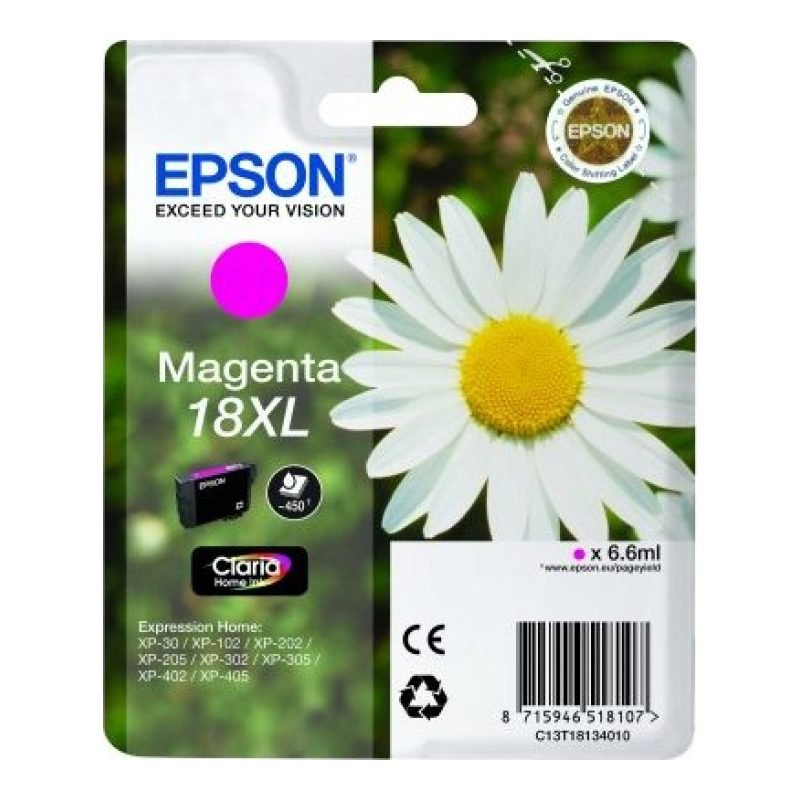 Epson C13T18134010 Kırmızı Mürekkep Kartuşu — görsel 2