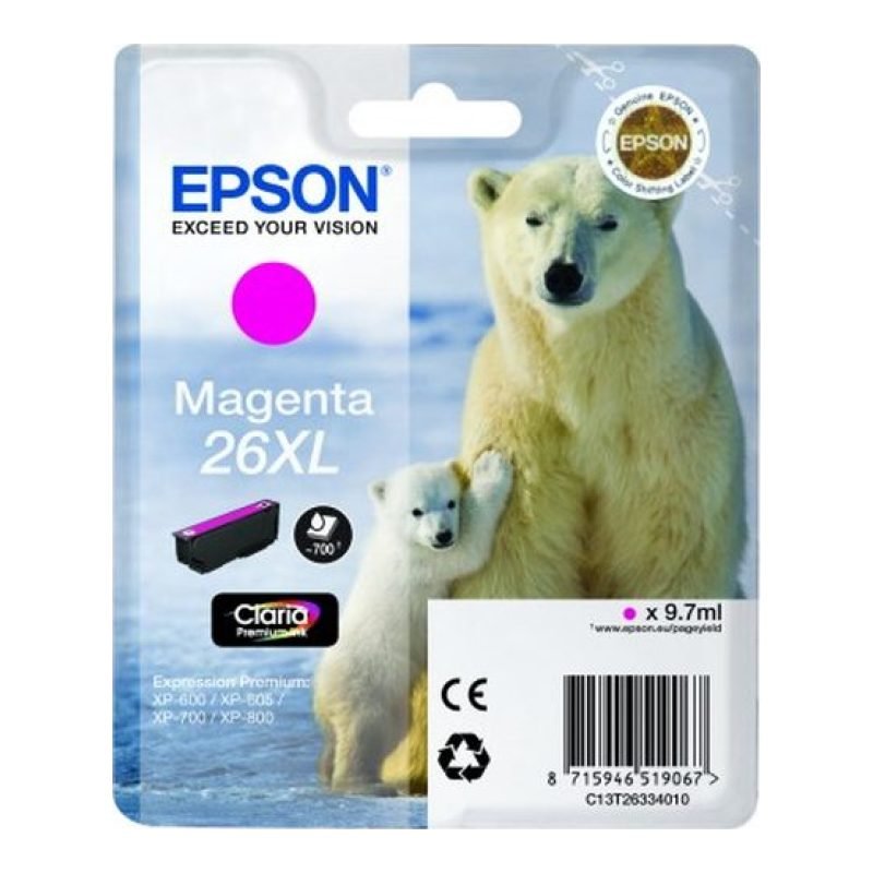 Epson 26XL C13T26334010 Kırmızı Mürekkep Kartuşu — görsel 2