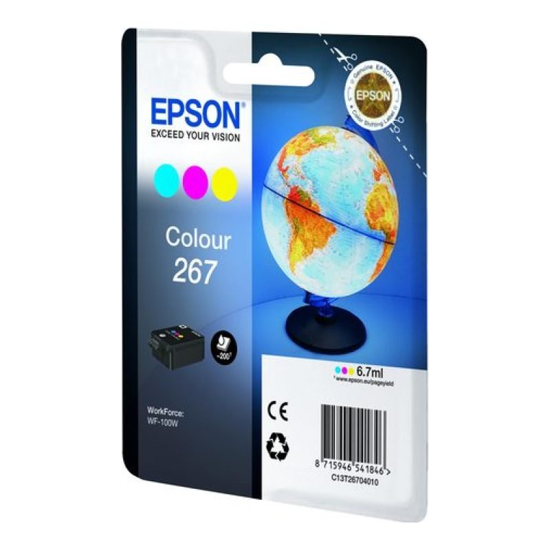 Epson 267 C13T26704010 Üç Renkli Mürekkep Kartuşu — görsel 2