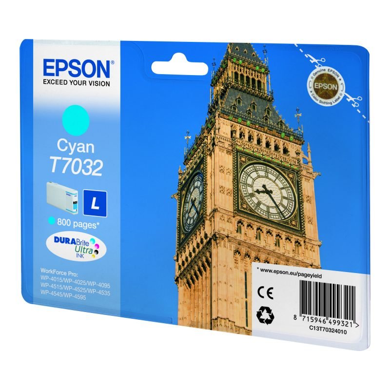 Epson C13T70324010 Mavi Mürekkep Kartuşu