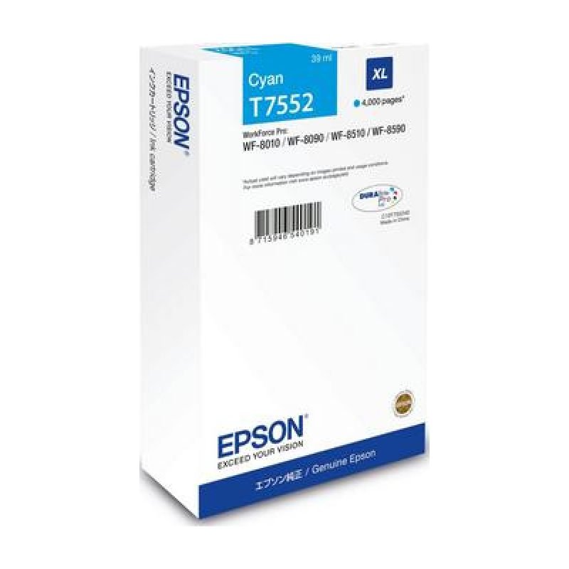 Epson C13T75524N Mavi Mürekkep Kartuşu