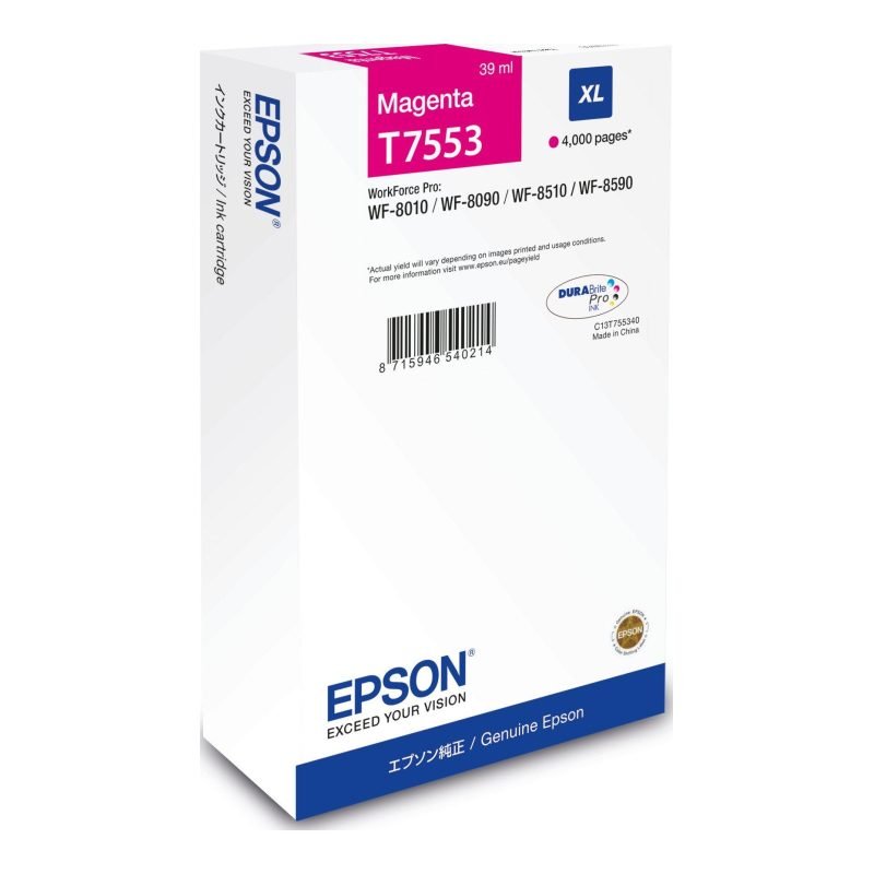 Epson C13T75534N Kırmızı Mürekkep Kartuşu