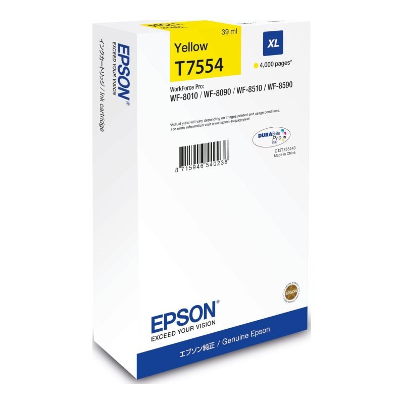 Epson C13T75544N Sarı Mürekkep Kartuşu