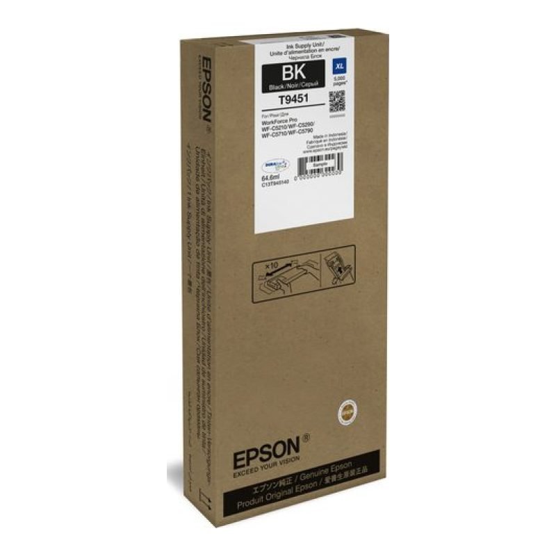 Epson C13T945140 Siyah Yüksek Kapasiteli Mürekkep Kartuşu — görsel 2