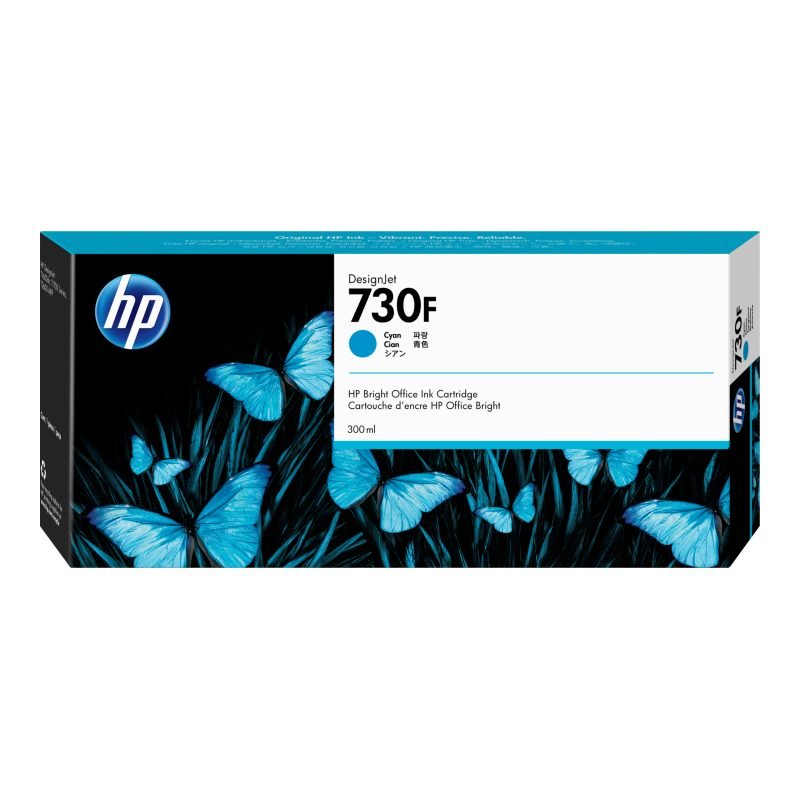 HP 730F 300 ml 1XB27A Mavi Mürekkep Kartuşu